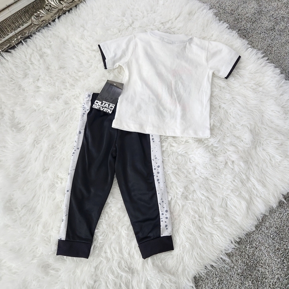 Quad Seven Baby Boys Pants Shirt set. Size 18 Months. New. - Picture 2 of 6